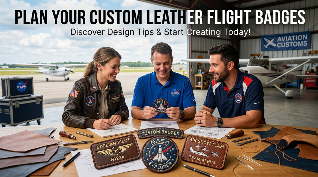 Did You Know We Make Civilian Leather Badges? - Leather Flight Badges