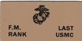 Tan Marine flight tag