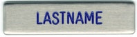 Brushed Steel Name Plate