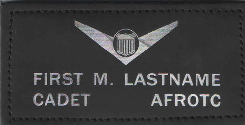 AFROTC Leather Badges