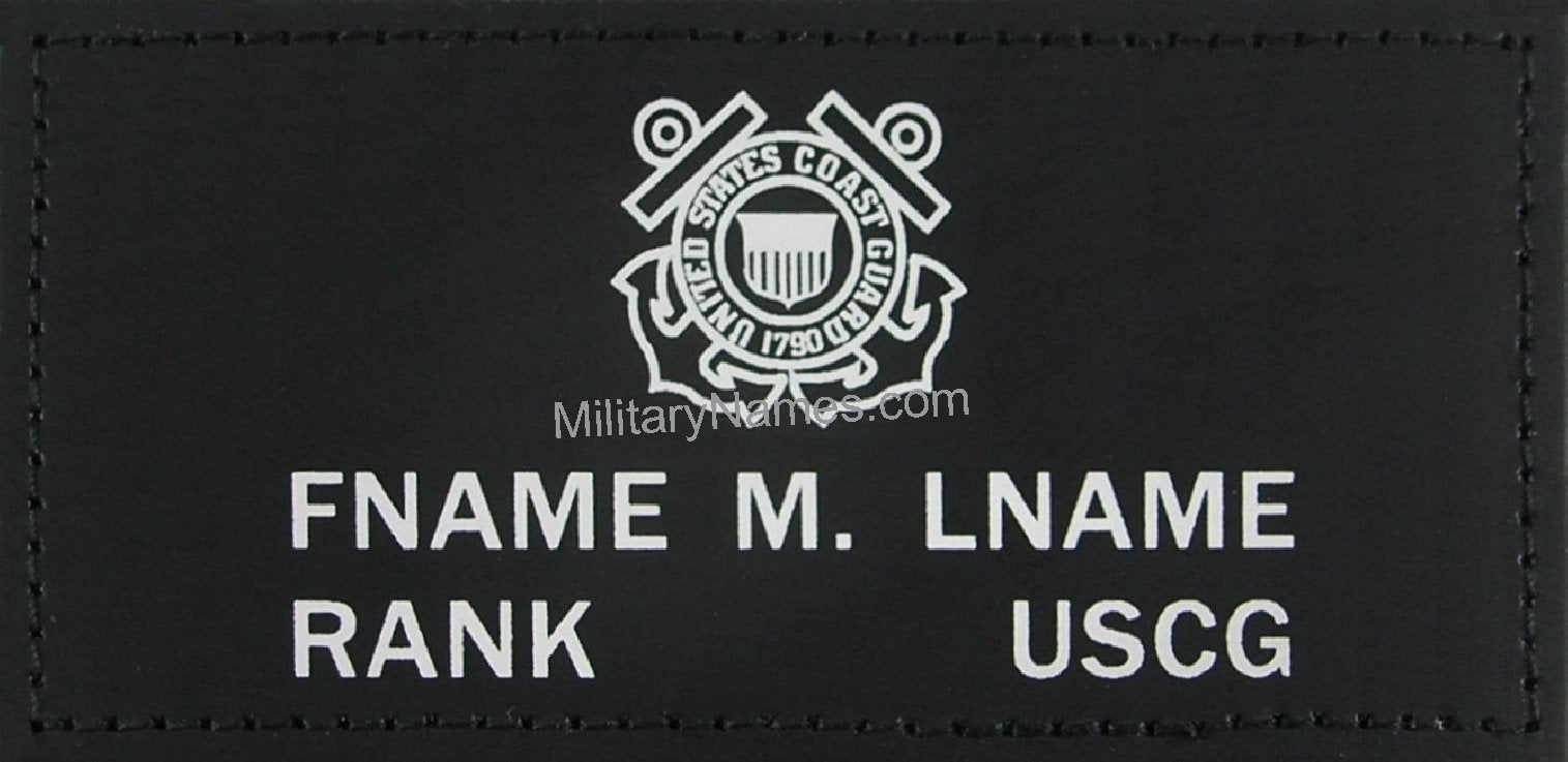 US Navy Black Leather Badge